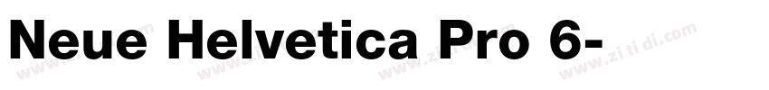 Neue Helvetica Pro 6字体转换